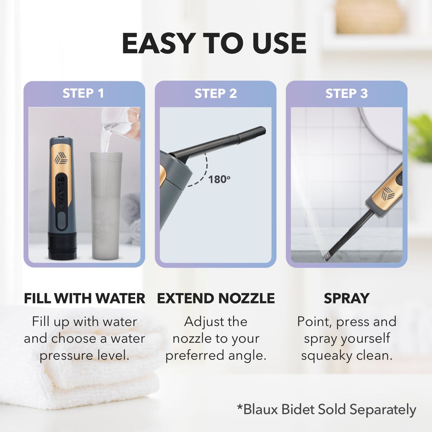 Blaux Bidet Replacement Nozzle: Personalized Clean