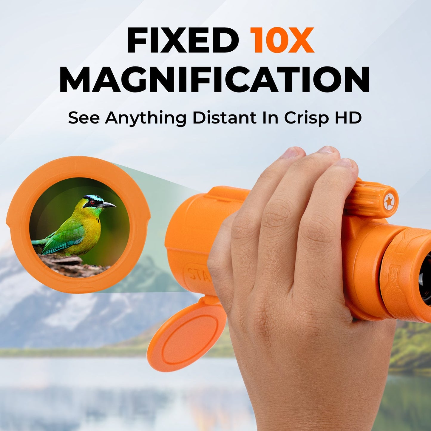 StarScope Orange Monocular - Stand Out and See, Limited Edition Adventure,