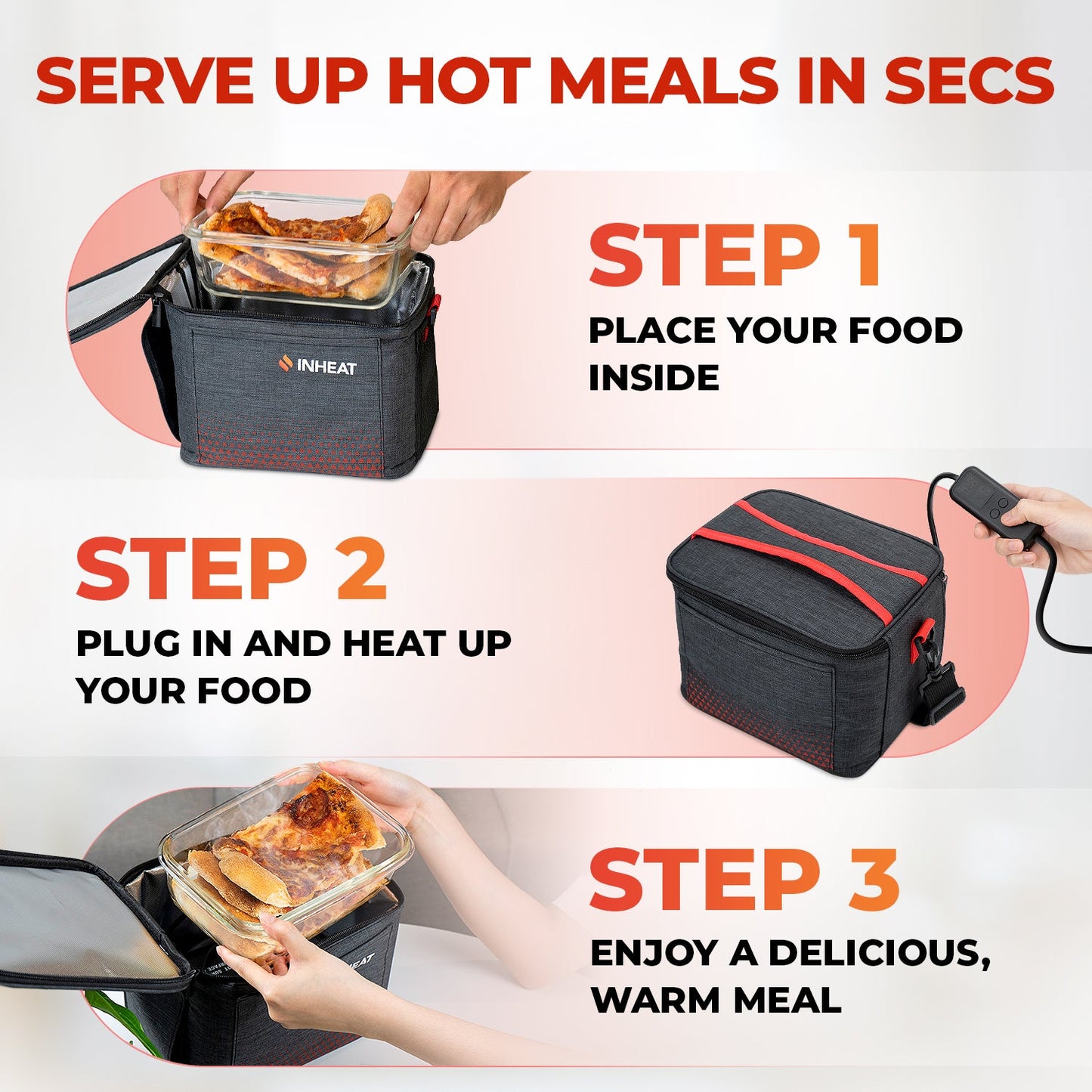 InstaHeat On-The-Go Oven - Perfect for meals wherever you are